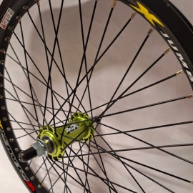 Roata fata 20 BMX cu janta dublu capsat Remerx Jumbo