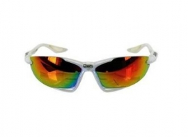 Ochelari de protectie rama alb/negru - BikeCentral