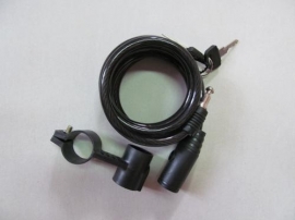 Antifurt 8x1500 spirala, cu cheie - BikeCentral