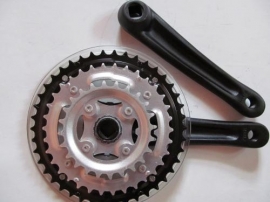 Angrenaj MTB 42-34-24 - negru