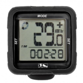 Bike Computer cu silicon, 14 functii - negru - BikeCentral