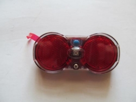 Stop spate pe baterie motabil pe portbagaj cu 2 led - BikeCentral