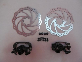 Set de frana pe disc, etrier + disc saccon - BikeCentral