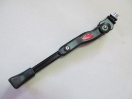 Picior sprijin bicicleta din aluminiu, reglabil, cu reflectorizant rosu - BikeCentral