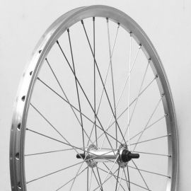 Roata fata de 622, Janta dubla, Argintiu - BikeCentral