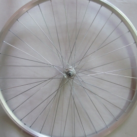 Roata fata de 622, Janta dubla, Argintiu - Roti si piesele > Roti bicicleta > Roata de 622 trekking  - BikeCentral