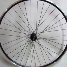 Roata spate 622 cursier, pe filet, negru - BikeCentral