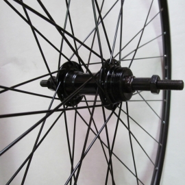 Roata spate 622 cursier, pe filet, negru - Roti si piesele > Roti bicicleta > Roata 622 cursiera  - BikeCentral