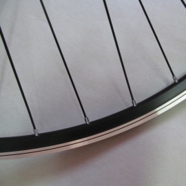Roata spate 622 cursier, pe filet, negru - Roti si piesele > Roti bicicleta > Roata 622 cursiera  - BikeCentral