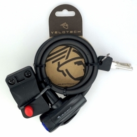 cablu spiralat cu cheie 1000 mm x 8 mm - BikeCentral