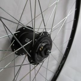 Roata 622 butuc cu dinam Sram D3 6V3W - negru - BikeCentral