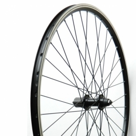 Roata spate 622, dubla casetat - negru - BikeCentral