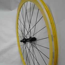 Set de roti cursier, cu butuci Sora, janta galbena - Roti si piesele > Roti bicicleta > Roata 622 cursiera  - BikeCentral