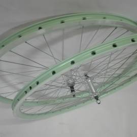 Set de roti trekking cu jante verde - Roti si piesele > Roti bicicleta > Roata de 622 trekking  - BikeCentral