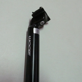 Tija sa Zoom, aluminiu, culoare neagra, 31,6mm, lungime 30cm - BikeCentral