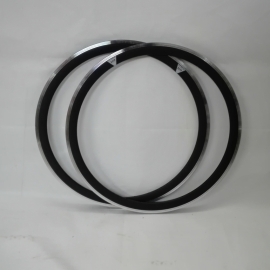 Set jenti cursiera cu pereti inalti, cu 32 gauri, negru mat, pereche - BikeCentral