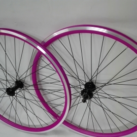Set roti MTB de 26, purpuriu