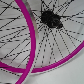 Set roti MTB de 26, purpuriu