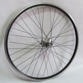 Roata fata 622 dinam in butuc Shimano negru/argintiu - BikeCentral