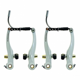Set frana V-Brake Promax TX-117, alb - BikeCentral