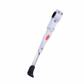 Picior sprijin bicicleta furca spate, reglabil, alb - BikeCentral