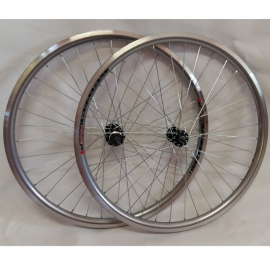 Roti 26 cu perete dublu gri cu butuc pe filet - BikeCentral