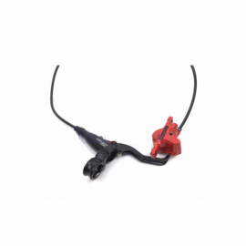 Hayes radar frana hidraulica pe disc se poate monta stanga, are culoare negru cu rosu, 880 mm.