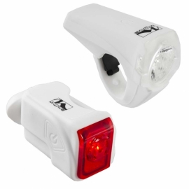 Set far cu acumulator M-Wave Atlas K10 USB - Faruri / reflectorizante > Set de faruri  - BikeCentral