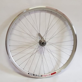 Roata spate 622 cu perete dublu,capsat,butuc torpedo, culoare argintiu - BikeCentral