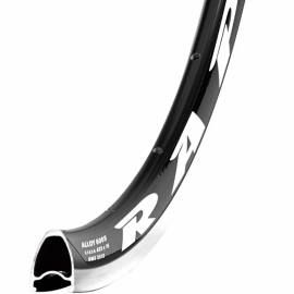 Janta 622 Rapid V-Break negru perete duble 28 de gauri - BikeCentral