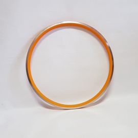 Janta 26 MTB perete duble V-break culoarea portocaliu matt 36 de gauri - BikeCentral