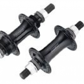 Set butuci Assess pe rulmenti pe filet negru/argintiu 36H