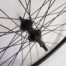 Roata spate 622, cu perete duble, butuc pe filet negru
