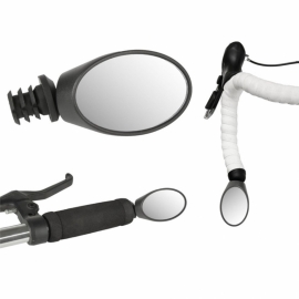 Oglinda in capatul ghidonului M-Wave Spy Oval - BikeCentral