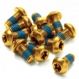 Set surub pentru frana pe disc Reverse auriu - BikeCentral