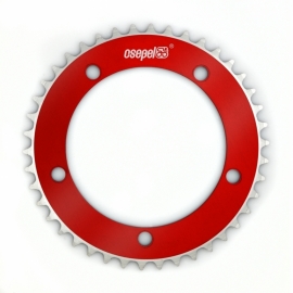 Foi 42T 1/8 alu rosu - BikeCentral
