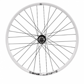 Roata spate 27,5 Taurus alb frana pe disc 32 de gauri casetat - BikeCentral