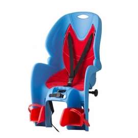 Scaun pentru copii pe portbagaj albastru cu rosu - BikeCentral