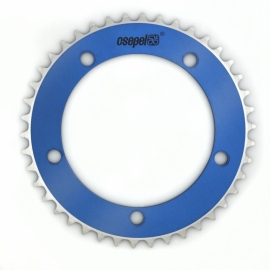 Foi 44T 1/8 alu albastru - BikeCentral