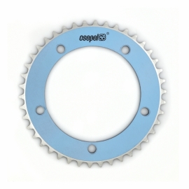 Foi 46T 1/8 alu albastru deschis - BikeCentral