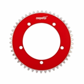Foi 48T 1/8 alu rosu - BikeCentral