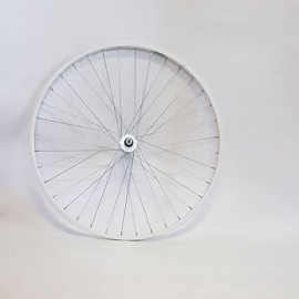 Roata spate 26-1 3/8 pe filet pe capsat alb - BikeCentral