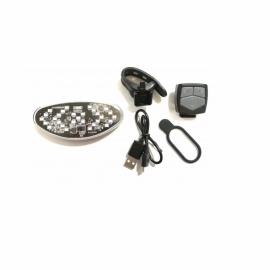 Lumina de directie fara cablu pentru bicicleta USB - BikeCentral