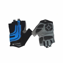 Manusi adulti scurti albastru S/M - BikeCentral