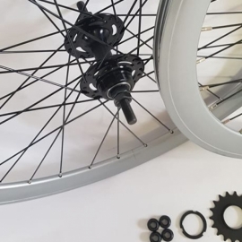 Set roti 622 cu perete inalte FIXI gri