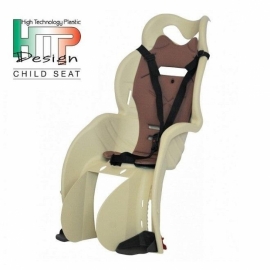 Scaun pentru copii HTP SAMBAS pe portbagaj bej - BikeCentral