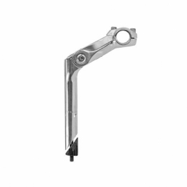 Pipe ghidon reglabil din aluminiu lustruit - BikeCentral