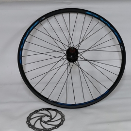 Roata fata 27,5 frana pe disc negru casetat capsat cu disc - BikeCentral