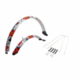 Aparator noroi 26 cu model de flori - BikeCentral