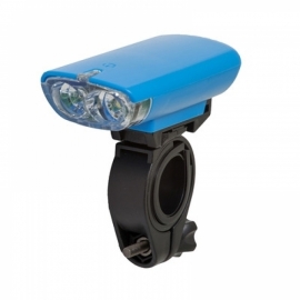 Far fata pe ghidon 2 led albastru - BikeCentral